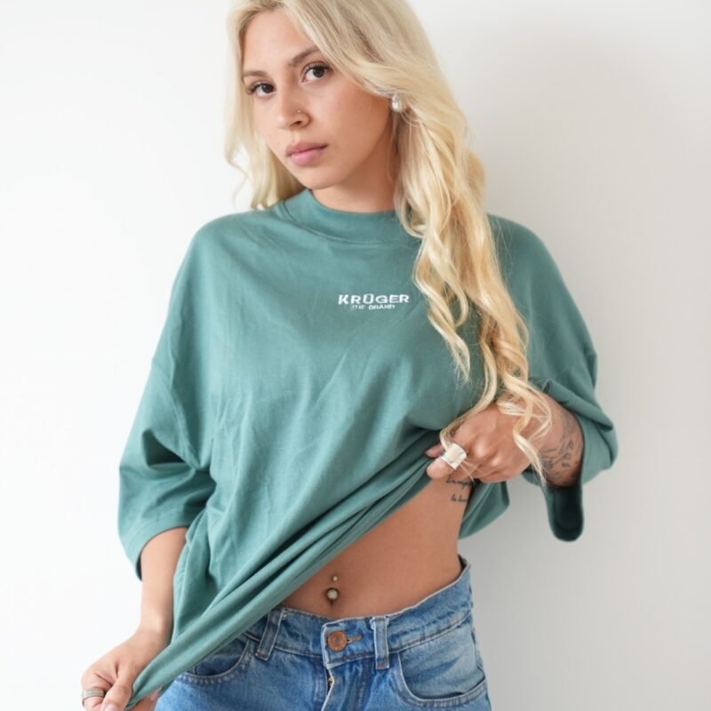 Remera Oversize Unisex Verde
